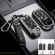 Zinc Alloy Leather Car Key Case Cover For Honda City/CRV/Accord/XRV/Jazz/ Jazz GK 2019/Civic FB 2014