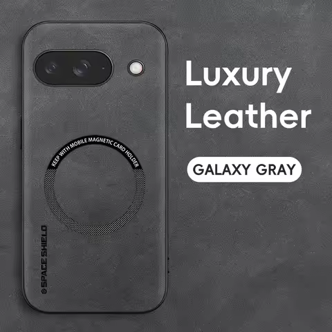 For Google Pixel 9A Magnetic Retro Leather Case For Google Pixel 9A Pixel9A 5G Wireless Charging Pho