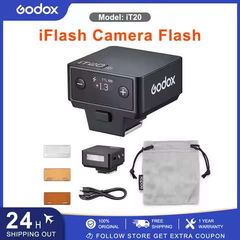 Godox iT20 iT22 C/N/S/F/O Mini Flash Speedlite TTL 2.4G Wireless Touchscreen Pocket Flash for Canon 