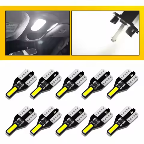 2/10PCS T10 W5W LED Bulbs 7020 2SMD Canbus 168 194 LED Signal Lamp White For Car Interior Parking Po