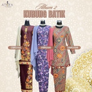 Baju Kurung Batik Riau | Cotton Ironless | Mroon | Royal blue | Brown | Sage green | Purple