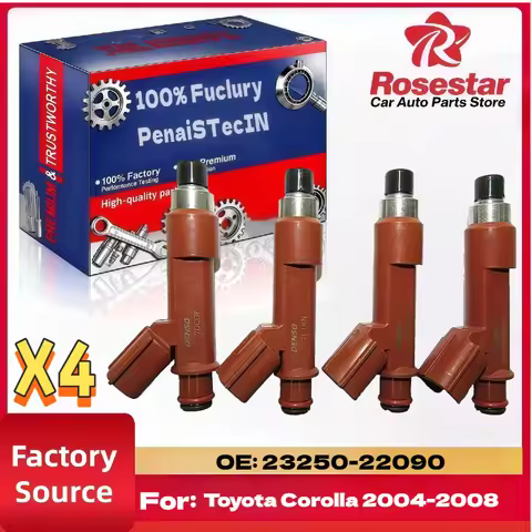 For Toyota Corolla ZZE142 1ZZFE Matrix Fuel Injector Set 4PCS 23250-22090