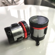 Tabung Minyak Rem 40mm Lubang Bawah Brake Fluid Tank Universal Full Aluminium