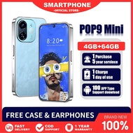 【Ready Stock】POP9 Mini 4G Smartphone Handphone Kecil Screen 4.0 Inch RAM 4GB ROM 64GB Android 12 Pho