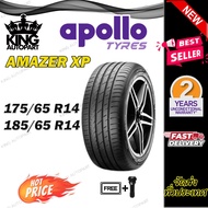 ยางรถยนต์ ขนาด 175/65R14 , 185/65R14 รุ่น AMAZER XP ยี่ห้อ APOLLO (แถมจุ๊บลม)
