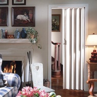 Accordion door PVC folding door sliding door kitchen bathroom partition door invisible sliding door 