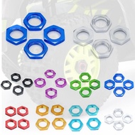 4Pcs  RC Wheel Hex Hub Nut Wear Resistant 17mm Wheel Hex Hub Nut Thread Pitch 1.0mm for RC Car