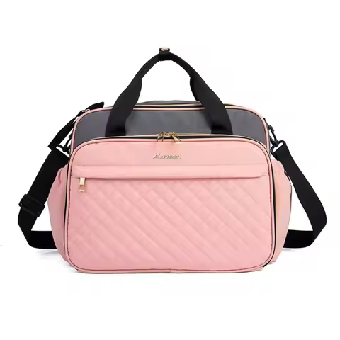 Diaper Bag Nursing Bag Mummy Maternity Nappy Pink Gray Large Capacity Baby Diaper Bag Travel Backpac