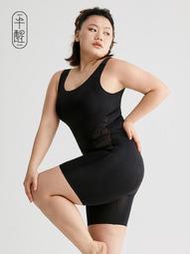 半醒熱拉提塑身衣美體塑形產後修復收腹提臀無痕連身束身免穿內衣