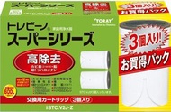 Torayvino - 東麗 STC.V2J-Z 3件裝 濾水器用高效能替換濾芯 (日本版) -平行進口