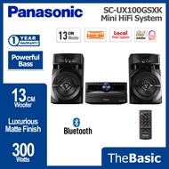 PANASONIC 300w Mini HIFI System Bluetooth ( SC-UX100 / SC-UX100GSXK )