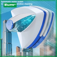 Glass Window Brush Labor-saving Effort-saving Inject Water Multi-functional Double-sided Magnetic Hi