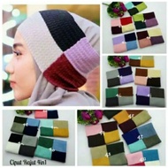 DV Ciput knitted bandana 4 colors - quality knitted inner 4 colors