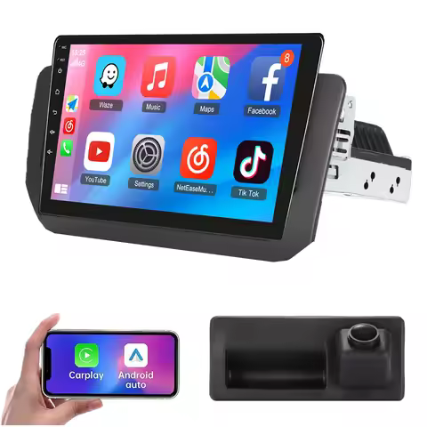 Bluetooth Carpaly GPS Android Auto Car radio Navigation +HD Reverse camera For Audi A1 8X 8X1 8XK 8X