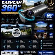 Car Dashcam 360 Full HD 1080P WiFi Camera Dashboard Car DVR Night Vision