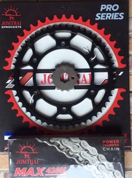 สเตอร์ชุด  MT15 /R15-ALL NEW /XSR-155 พร้อม โซ่ข้อหนาดำ หน้า14-15T หลัง 54T /14Tหลัง53T  ชุดสำหรับรถ