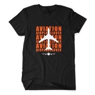 Aviation AIRPLANE LOVER Premium Distro T-Shirt - Adult Unisex AIRPLANE Lovers AVIATION Hobby Clothes