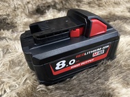 Vỏ mạch Milwaukee 5s-2p 18V 8AH cell 21700 Led báo pin nhận sạc zin và có tem đáy