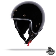 Helmet BOGO RETRO NJS NR-80S SOLID ORIGINAL PREMIUM FREE PET NJS BOGO Helmet Hat) STANDART SNI
