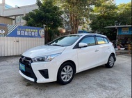 2015 豐田 Toyota Yaris 豪華版 僅跑8萬 Ikey 大螢幕安卓機 恆溫空調 0980558999 黃'R