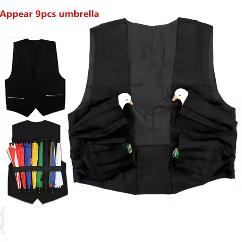 Vest for Parasol and Dove Magic Tricks Appearing Dove/Umbrellla Bag For Professional Magician Stage 
