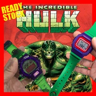 G SHOCK GREEN HULK DW6900 DW5600 - Jam Tangan Budak Lelaki - JAM HIJAU CARTOON