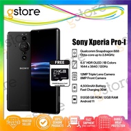 [Malaysia Set] SONY Xperia PRO-I | 1.0-type image sensor camera with full smartphone capabilities (512GB ROM | 12GB RAM) Smartphone with 1 Year Sony Malaysia Warranty