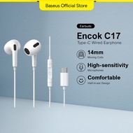 Baseus C17 H17 Type-C 3.5mm Wired Earphones In Ear Earbuds With Mic For Xiaomi Samsung Huawei