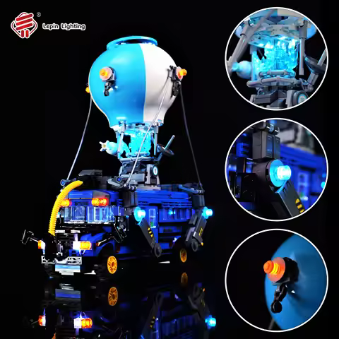 LED Lighting Kit Compatible with 77073 Combat Bus Game Style Building Blocks Vehicle Model Decorativ
