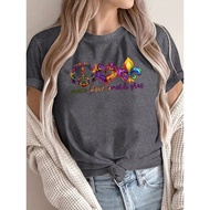 Peace Carnival Cotton Casual Large Size Shirt - Comfortable & Stylish for Music Events 82G7