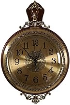 Fashion Classic Wall Clocks for Home and Office Fashion Gift Wall Clocks, Double-Sided Antique Operated Clocks -Style Living Room Home Mute Clock - American Art Bronze Clock - B The best choice for ho
