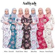 Baju Kurung Aaliyah 766 Floral Kurung Modern Mini Kurung Kurung Peplum Baju bridesmaid
