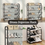Shoe Rack 3 4 5 Tier Rak Kasut Lightweight Easy To Assemble Plastic Shoe Rack Cabinet Storage Indoor Shoe Rack Outdoor 鞋架 鞋架收纳柜 [F37]