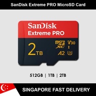 SanDisk Extreme Pro microSD Card 4K U3 V30 GB 512GB 1TB 2TB QXCD