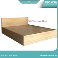 Giường Ngủ Gỗ MDF Phủ Melamine Màu Vân Vàng 388 Nội Thất Ngọc Thịnh (tủ áo)