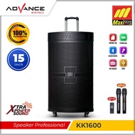 Advance KK-1600 Professional Speaker [15 Inch] - Garansi Resmi