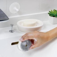 ［拾憩］現貨 日本 marna 洗臉盆海綿附吸盤 單顆/替換組 浴室清潔 水龍頭 菜瓜布 清潔用品 廁所清潔 洗手台