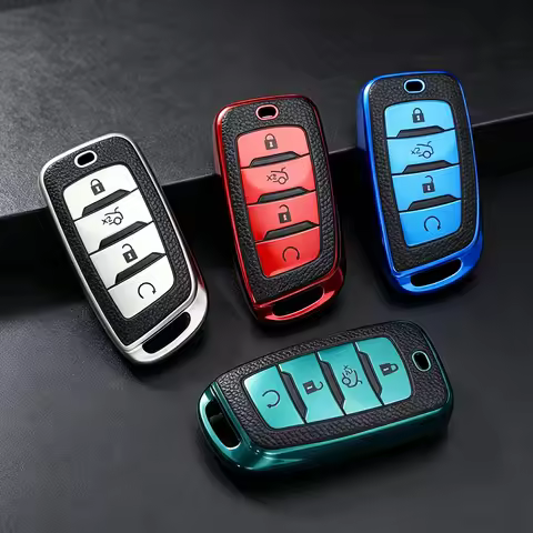 4 Buttons Remote TPU Key Fob Holder Cover Case for Changan Hunter F70 CS35 CS75 PLUS CS85 COUPE CS95