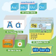 EMOTEPH Letter Handwriting Practice Tool, Interactive Preschool Alphabet Learning Pocket Chart, Home