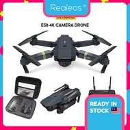 Realeos 4K Camera E58 Equipped Drone with WIFI FPV RC Drone Camera Video Endurance Drones - RF73