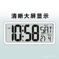 Alarm Wall Clock Music Electronic Digital Multifunctional Countdown Large Screen Clock Function lcd 