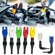 Yz> 1Pc/2Pcs Car Motorcycle Folding Telescopic Hose Refueling Funnel Plastic Gasoline Engine Oil Tra