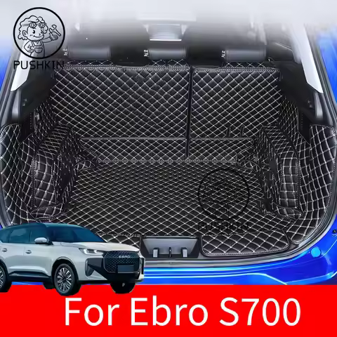 Car Rear Trunk Mats For Ebro S700 2025 2026 Tiggo 7 L 2025 2026 Waterproof Boot Carpet Storage Pads 
