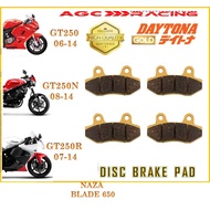 HYOSUNG DISC BRAKE PADS GT250 R GOLD QUALITY