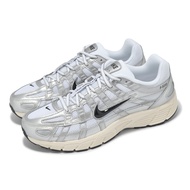Nike P-6000 Metallic Flat Silver Men Lifestyle Casual Shoes Sneakers CD6404-105