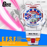 Original GUNDAM 40th Anniversary Casio G-Shock GA110 Men Sport Watch Dual Time Display 200M Water Resistant Shockproof and Waterproof World Time LED Auto Light Sports Wrist Watches with 4 Years Warranty GA-110TR-7APRGD (Ready Stock)