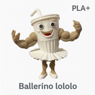 Anomali Ballerino Lololo Toys Figures Anomali Toys Brainrot Premium PLA+ Figures