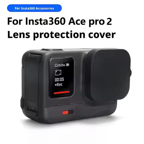 Lens Cap For Insta360 Ace Pro 2 / 1 Silicone Lens Anti-scratch Protective Cover Ace Pro 2 Insta360 C