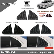 Vemart proton inspira lancer car triangle window louver cover accessories