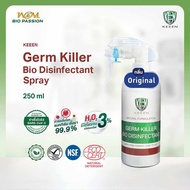 KEEEN Germ Killer Bio Disinfectant (Spray) คีนน์สเปรย์น้ำยาทำความสะอาดฆ่าเชื้อ 250 ml จากสารสกัดธรรม